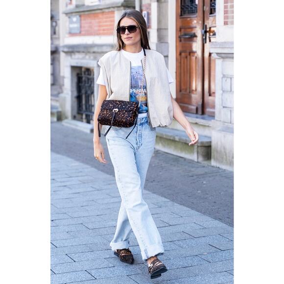 Bellerose Women’s Pony Straight Leg High Rise It Blue Jeans Pants Size 31 - Picture 1 of 10